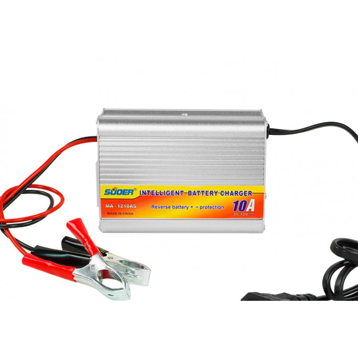 Зарядное устройство для аккумулятора 12V 10A с антиреверсивной функцией (MA-1210AS) оптом - 29010