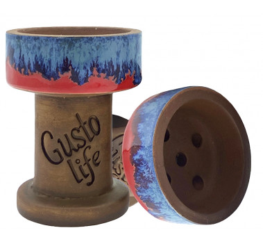 Чаша для кальяну Gusto Bowls Rook №10 Cyan оптом - 24115