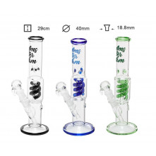 Бонг скляний Amsterdam GREEN ICE - H:30cm- Ø: 40mm-SG:18.8mm