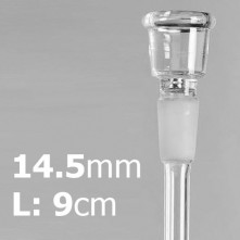 Чиллум скляний з малим отвором d – 14,5 мм, L – 9 см