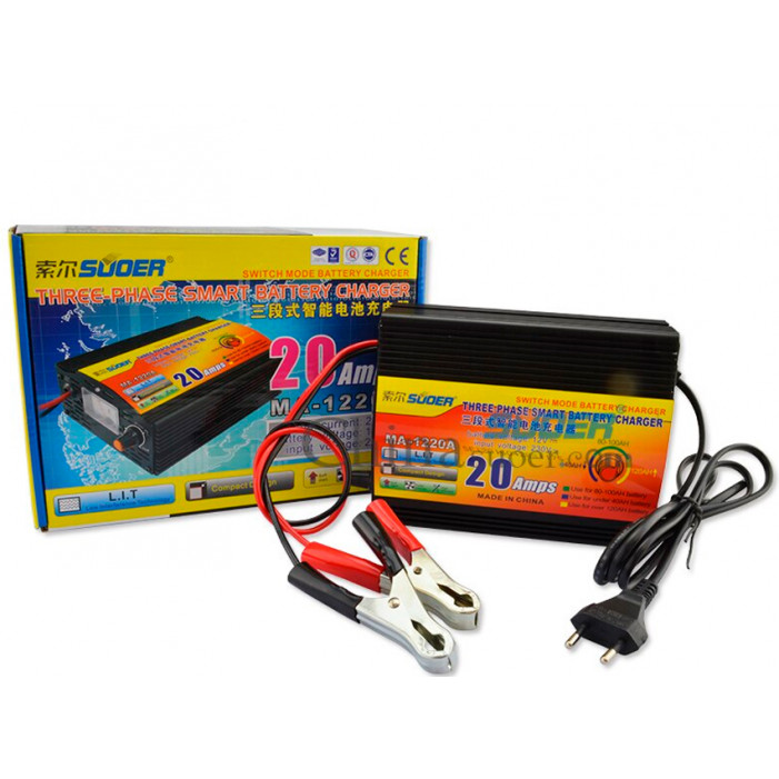 Зарядное устройство для аккумулятора 12V 20A  (MA-1220AS)  оптом - 29011