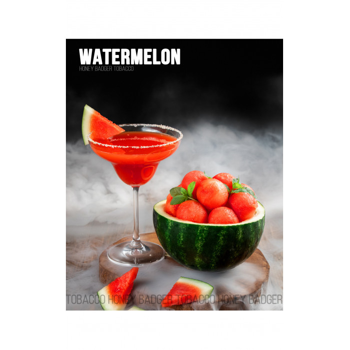 Табак для кальяна Honey Badger Watermelon (Арбуз), Mild 40гр оптом - 140