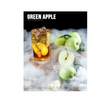 Тютюн для кальяну Honey Badger Green apple (Зелене яблуко), Wild 40гр оптом - 211