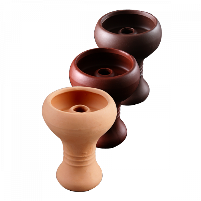 Чаша для кальяна глиняная Kaya Phunnel - Clayhead "Cup" оптом - 10021096