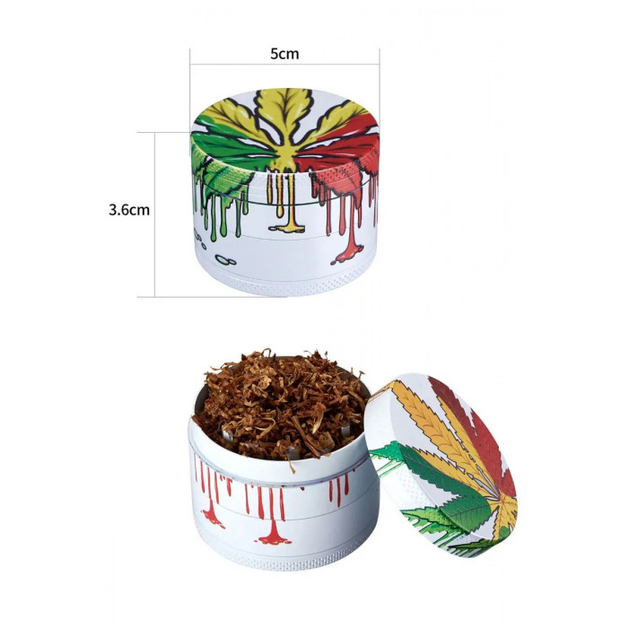 Гріндер Champ C.HIGH WHITE LEAF 50 MM GRINDER DL12 оптом - 89460