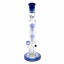 Бонг стеклянный Grace Glass Big Cane Blue H:41- Ø:29.5mm - SG:18.8mm - TH:5mm оптом - 88353