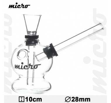 Бонг скляний Micro H:10cm оптом - 88187