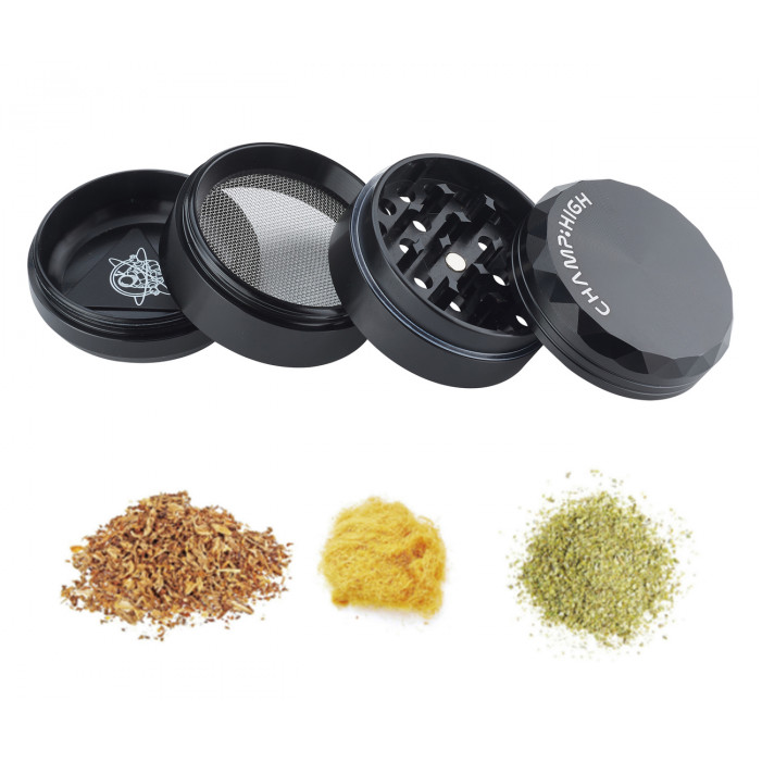 Гріндер алюмінієвий CHAMP HIGH CLASSIC ALU GRINDER 50 MM DL6 оптом - 89467
