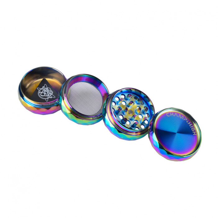 Гріндер алюмінієвий CHAMP HIGH RAINBOW DIAMOND GRINDER 42 mm оптом - 89385