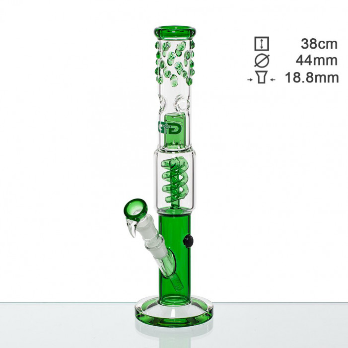 Бонг скляний Grace Glass OG Series Green H;38?:44 оптом - 88040
