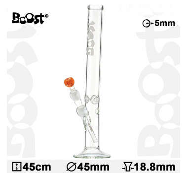 Бонг стеклянный BOOST Cane H:45cm-?: 45mm-SG:18,8mm оптом - 88013
