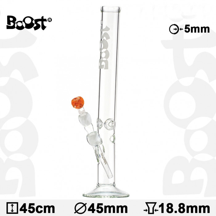 Бонг стеклянный BOOST Cane H:45cm-?: 45mm-SG:18,8mm оптом - 88013