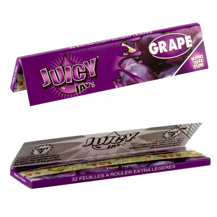 Бумага для самокруток King Size Juicy Jays Grape оптом - 89250