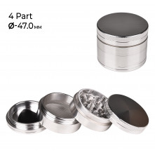 Гриндер металлический MISTIQ D:47мм 4 Part