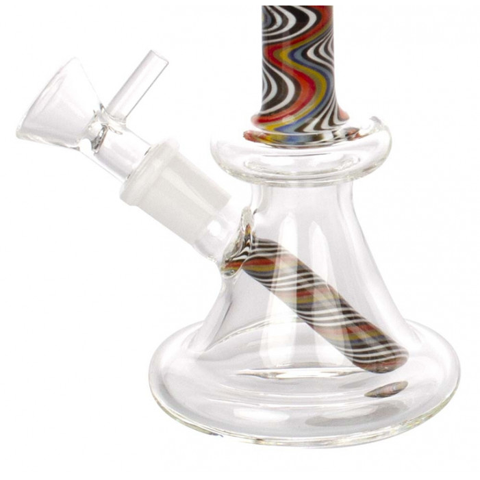 Бонг скляний Amsterdam Limited Edition Mixed Bubbler H:16 SG:14,5 d:25mm оптом - 88115