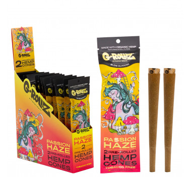 Конуси для самокруток G-ROLLZ - 2x Passion Haze Pre-Rolled Hemp Cones оптом - 89445