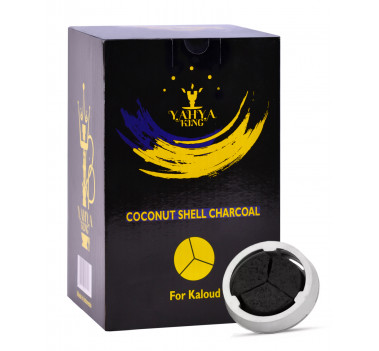 Уголь кокосовый для кальяна Coco Yahya Elegance King Calaud 1кг оптом - 26023