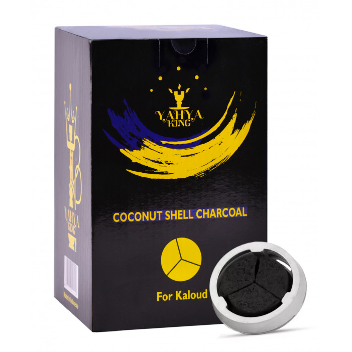 Вугілля кокосове для кальяну Coco Yahya Elegance King Kalaud 1кг оптом - 26023
