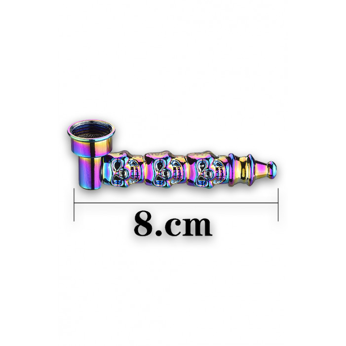 Трубка металева CHAMP HIGH SKULL METAL PIPE 8 CM  оптом - 89463
