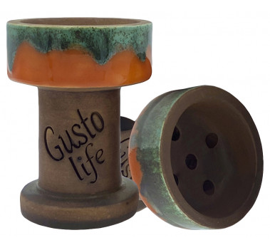Чаша для кальяна Gusto Bowls Rook (Orange/Green) оптом - 24188