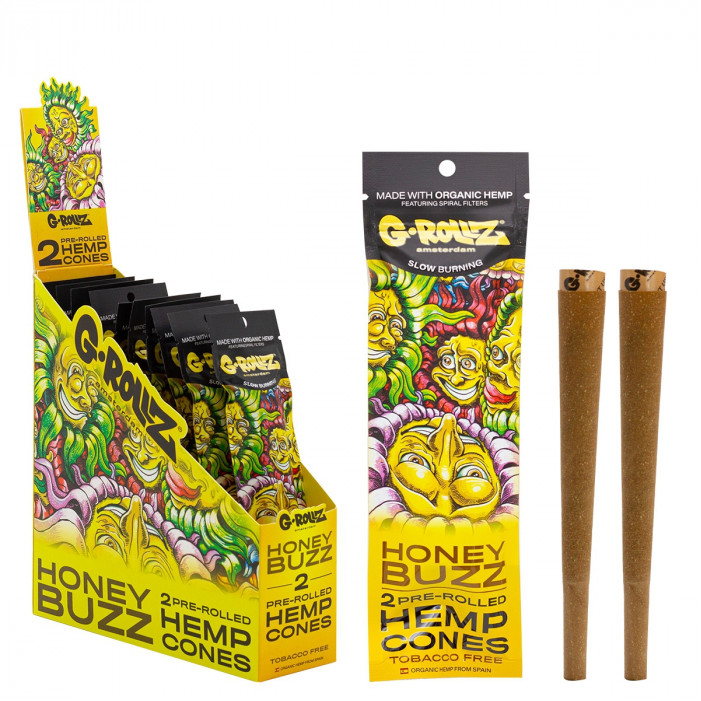 Конус G-ROLLZ - 2x Honey Flavored Pre-Rolled Hemp Cones оптом - 89428