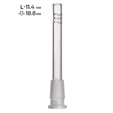 Чиллум-адаптер с диффузором стеклянный MISTIQ D - 18.8мм L - 11.4 см