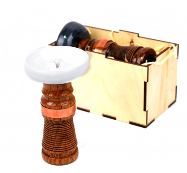 Чаша для кальяна глиняная RS Bowls Wood оптом - 10021200