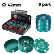 Гриндер металлический CHH METAL GRINDER CHIPS 3 LAY D:42 MM