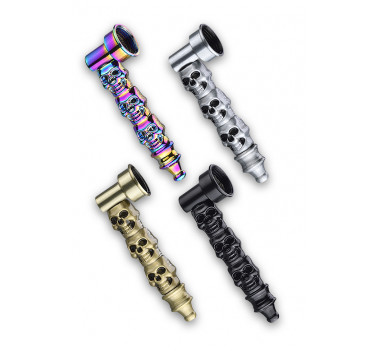 Трубка металева CHAMP HIGH SKULL METAL PIPE 8 CM  оптом - 89463