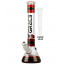 Бонг скляний Grace Glass | Striped Series Red H:32cm - D:50mm - SG:29mm оптом - 88354