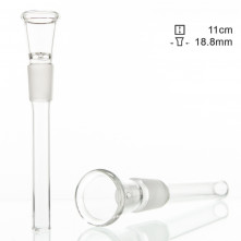 Чиллум скляний з малим отвором, d – 18.8 мм, L –11 см.
