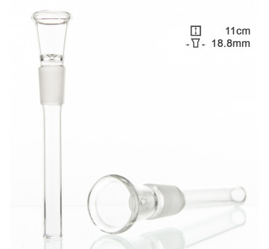 Чиллум скляний з малим отвором, d – 18.8 мм, L –11 см. оптом - 89120