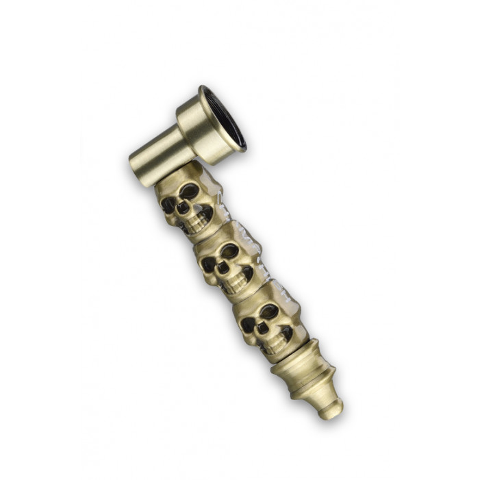 Трубка металева CHAMP HIGH SKULL METAL PIPE 8 CM  оптом - 89463