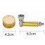 Трубка металева міні Champ CH.HIGH MINI METAL PIPE SHINY GRIND  оптом - 89478