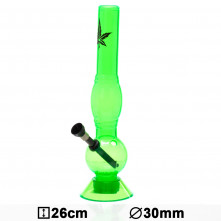 Бонг акриловый Acrylic Bouncer Green H:26cm