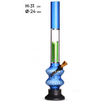 Бонг акріловий MISTIQ H:31cm Ø:24mm оптом - 89546 Бонг акріловий MISTIQ H:31cm Ø:24mm оптом - 89546