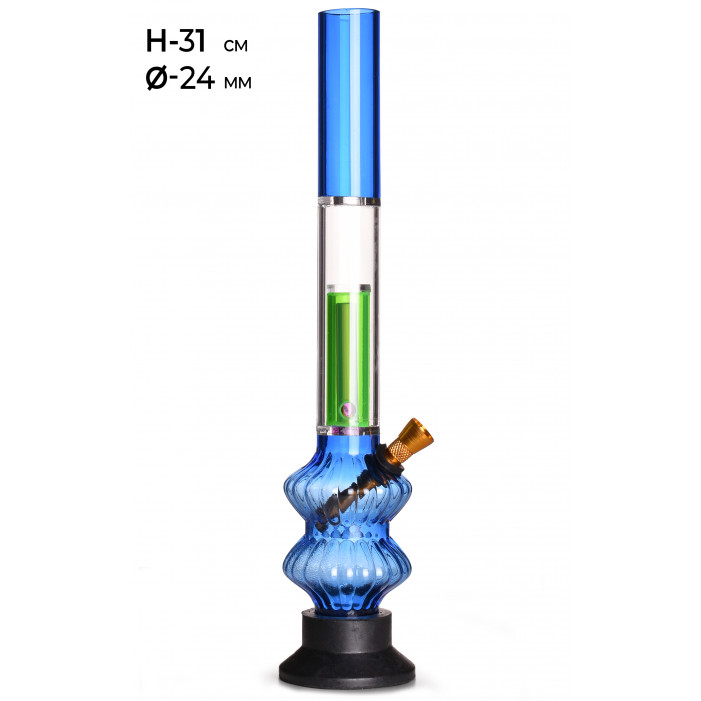 Бонг акріловий MISTIQ H:31cm Ø:24mm оптом - 89546 Бонг акріловий MISTIQ H:31cm Ø:24mm оптом - 89546