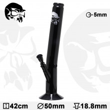 Бонг скляний Black Art | Glass Bong - H:42cm - D:50mm - Socket:18.8 