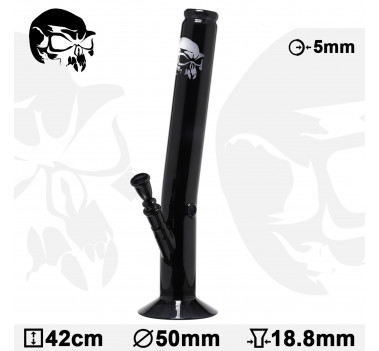 Бонг скляний Black Art | Glass Bong - H:42cm - D:50mm - Socket:18.8  оптом - 88350