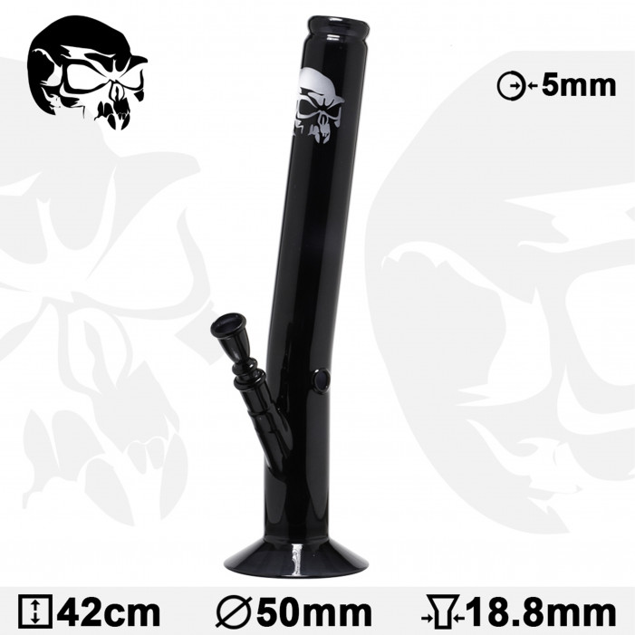Бонг скляний Black Art | Glass Bong - H:42cm - D:50mm - Socket:18.8  оптом - 88350