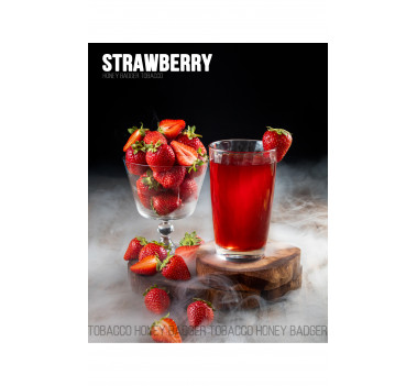 Табак для кальяна Honey Badger Strawberry (Клубника), Wild 40гр оптом - 238