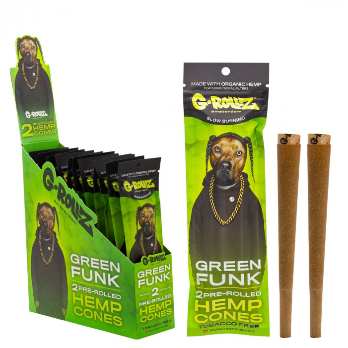 Конус G-ROLLZ - 2x Grape Flavored Pre-Rolled Hemp Cones оптом - 89425