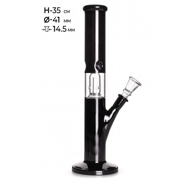 Бонг скляний MISTIQ H:35cm Ø:41mm SG:14.5mm оптом - 89534