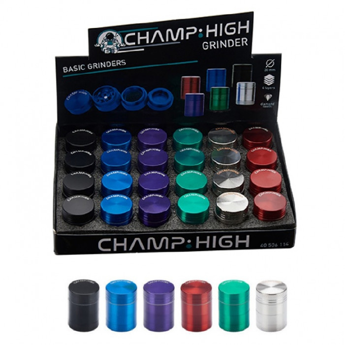 Гріндер міні  Champ C. HIGH MINI GRINDER 30MM 4 LAYERS DL24 оптом - 89417