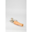 Трубка металлическая с деревянным мундштуком, 7,5 см оптом - 89200