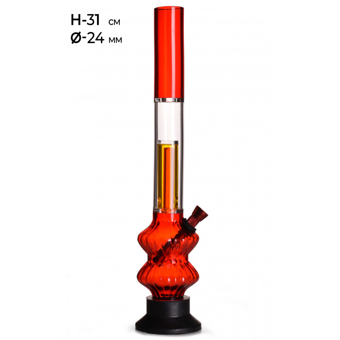 Бонг акріловий MISTIQ H:31cm Ø:24mm оптом - 89546 Бонг акріловий MISTIQ H:31cm Ø:24mm оптом - 89546