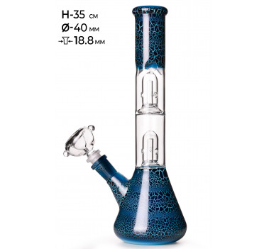 Бонг скляний MISTIQ 35cm Ø:40mm SG:18.8mm оптом - 89543