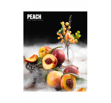 Тютюн для кальяну Honey Badger Peach (Персик), Wild 40гр оптом - 226