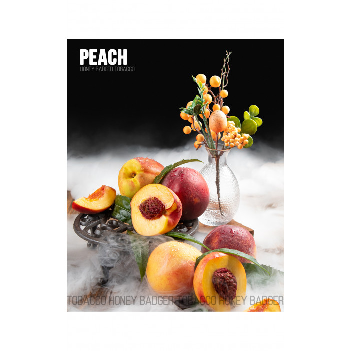 Табак для кальяна Honey Badger Peach (Персик), Wild 40гр оптом - 226