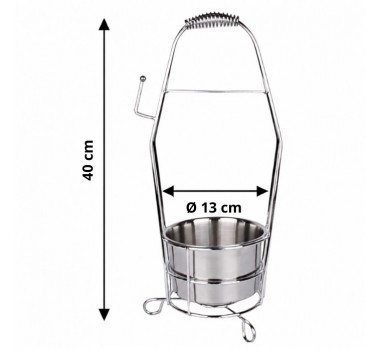 Корзинка для вугілля Hornet Silver оптом - 27531